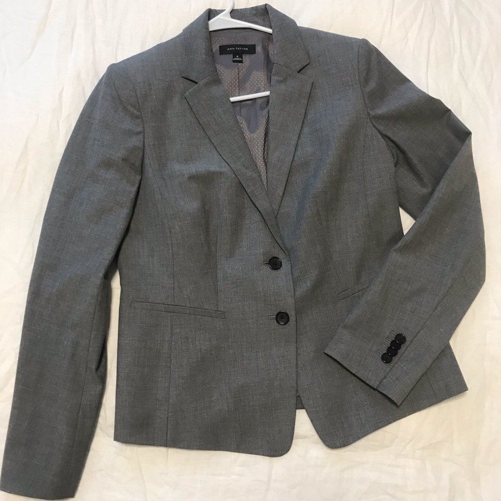 Ann Taylor Charcoal Suit